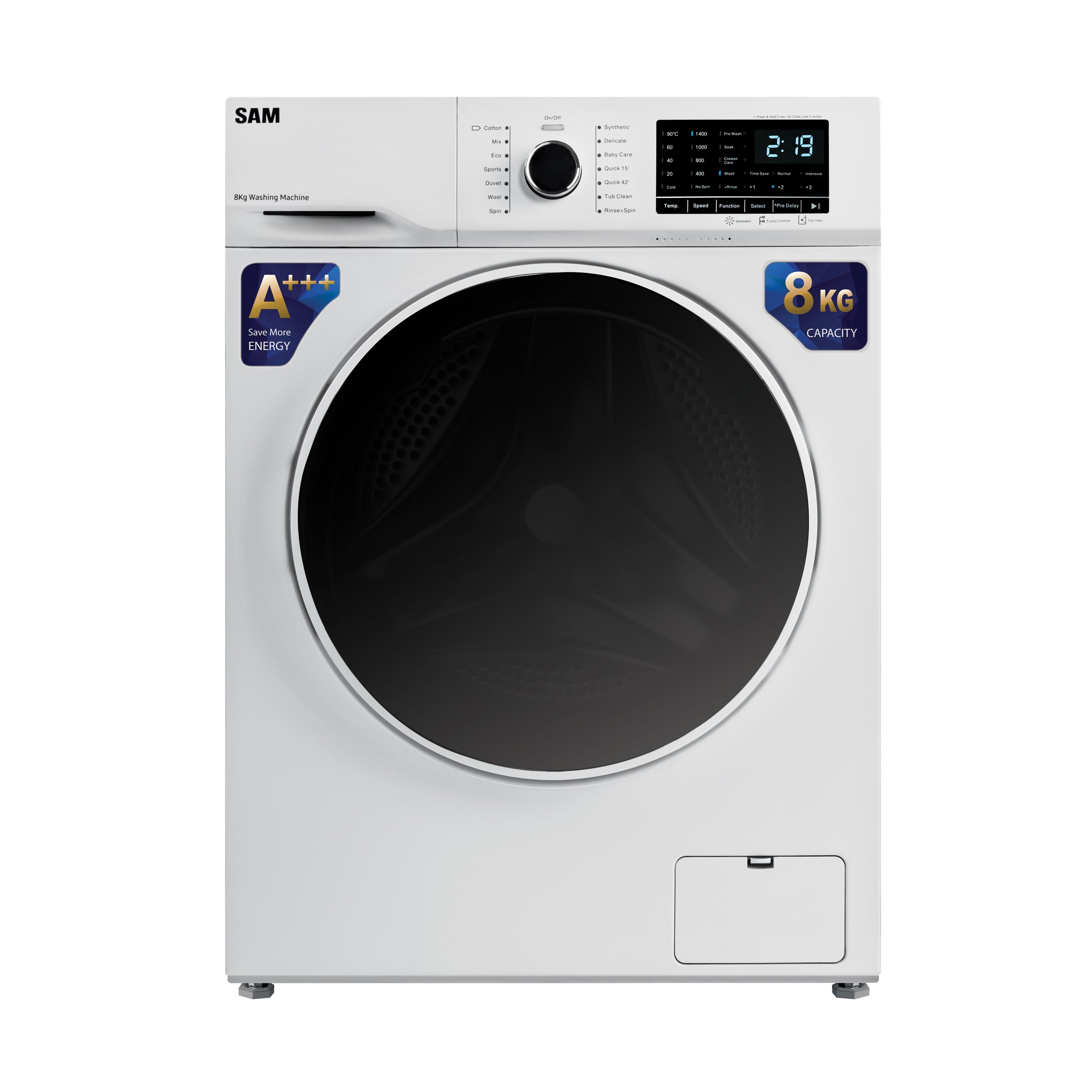 ماشین لباسشویی سام مدل BL-Q1475